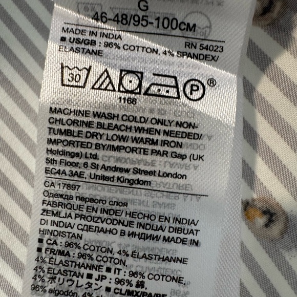 Banana Republic Women’s Dress Shirt – Printed Pearls, Size L - Picture 5 of 7